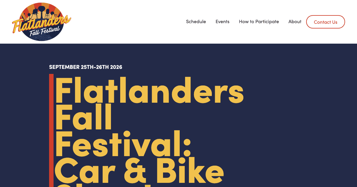 Flatlanders Fall Festival