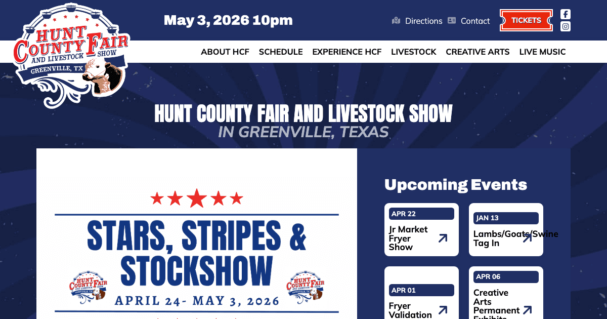 Hunt County Fair and Livestock Show