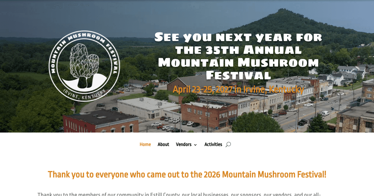 Irvine Mountain Mushroom Festival