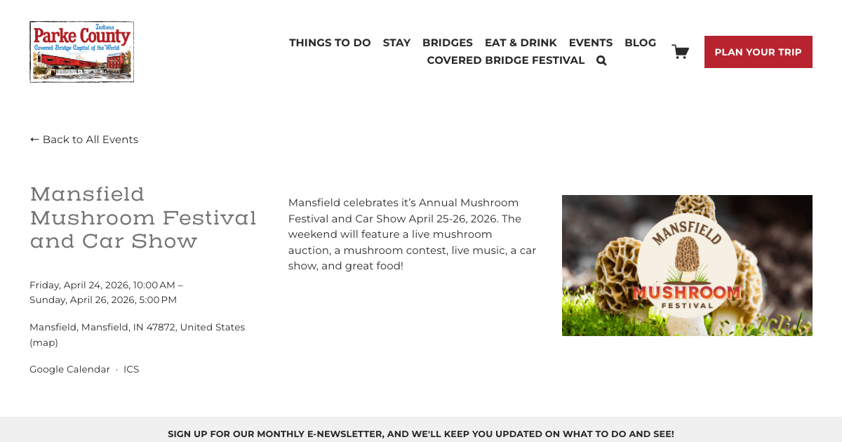 Mansfield Mushroom Festival and Car Show
