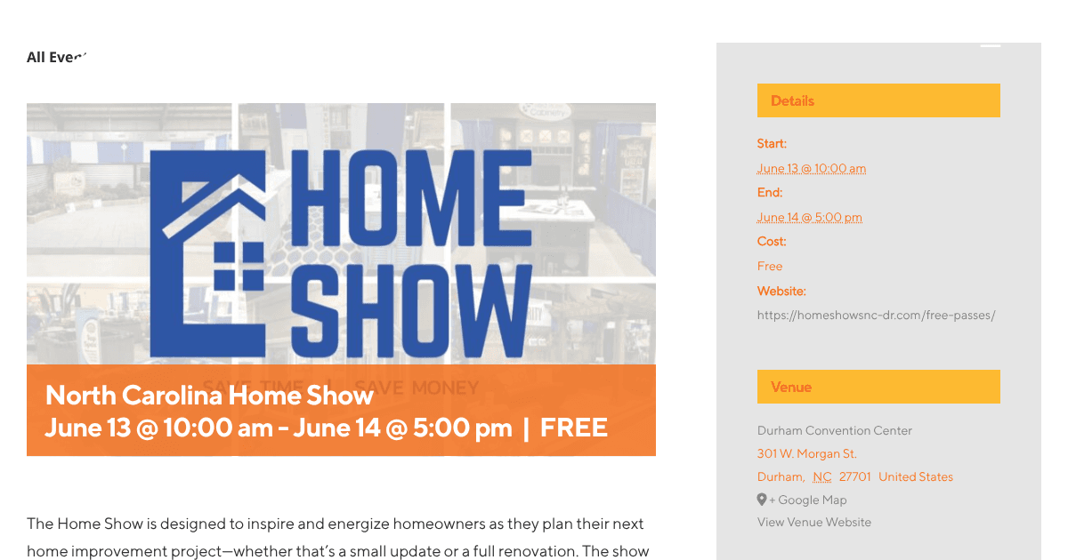 North Carolina Home Show