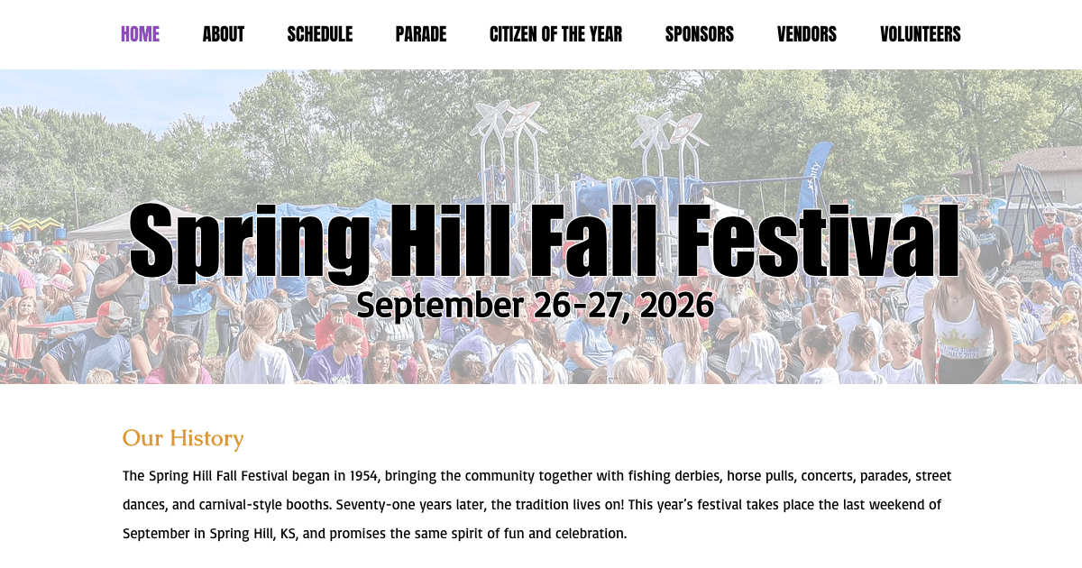 Spring Hill Fall Festival
