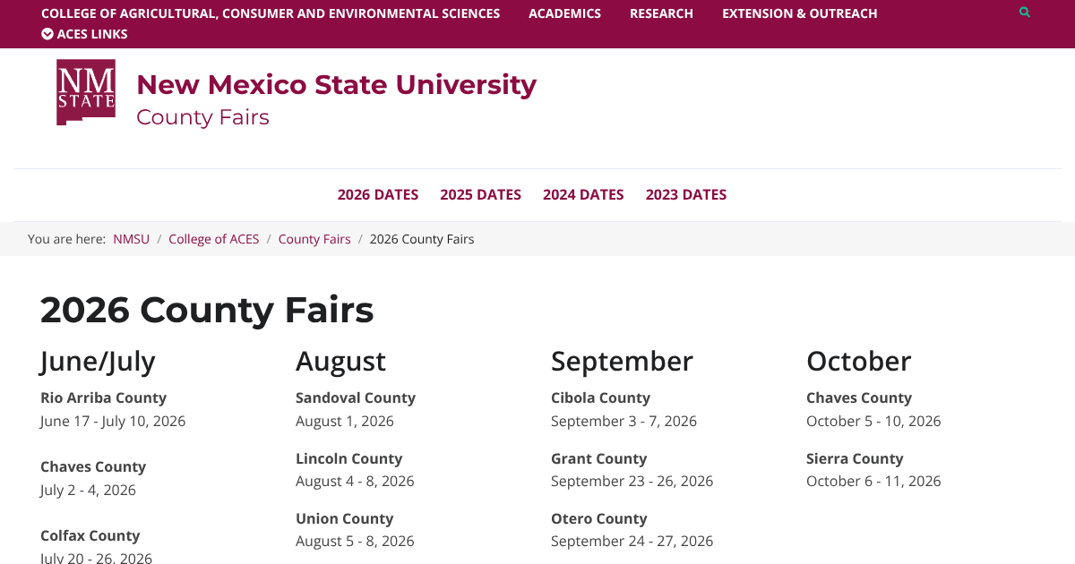 Rio Arriba County Fair