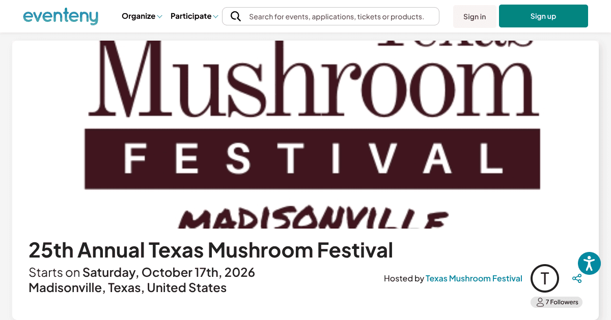 25th Annual Texas Mushroom Festival