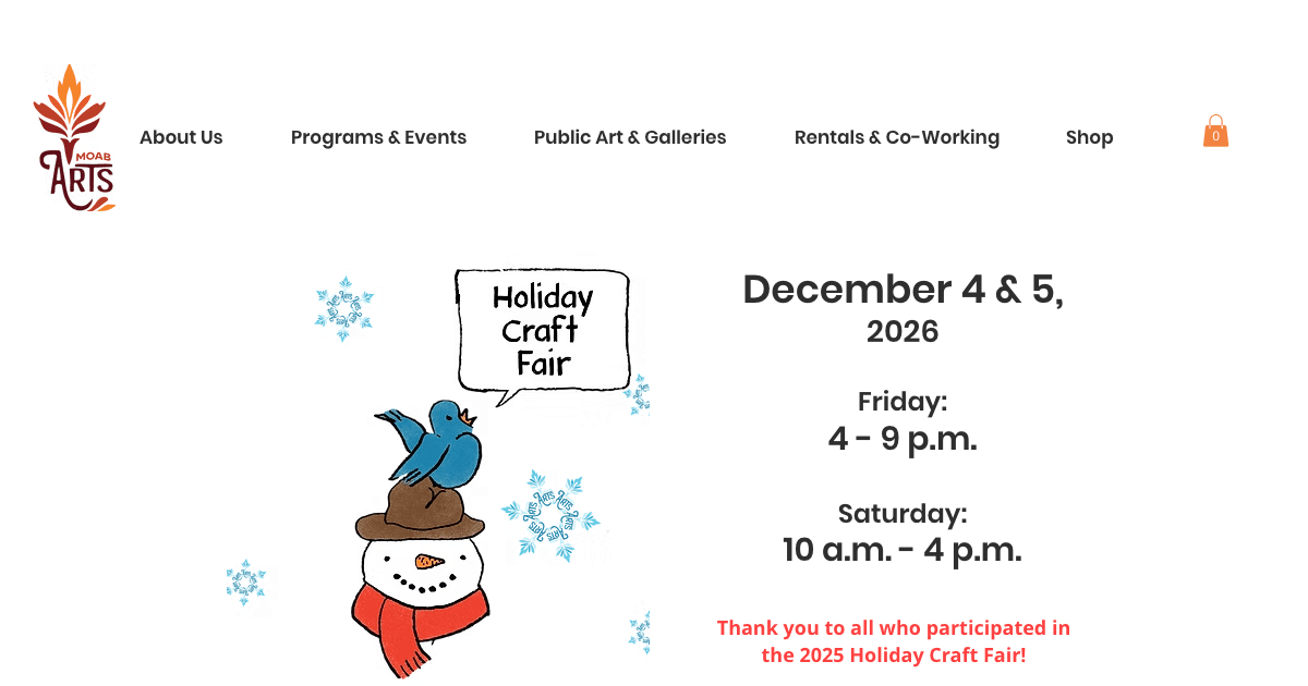 Moab Holiday Craft Fair