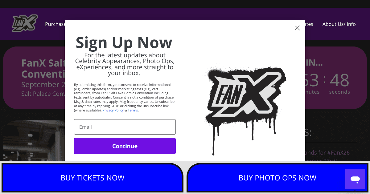 FanX Salt Lake Comic Convention 2026